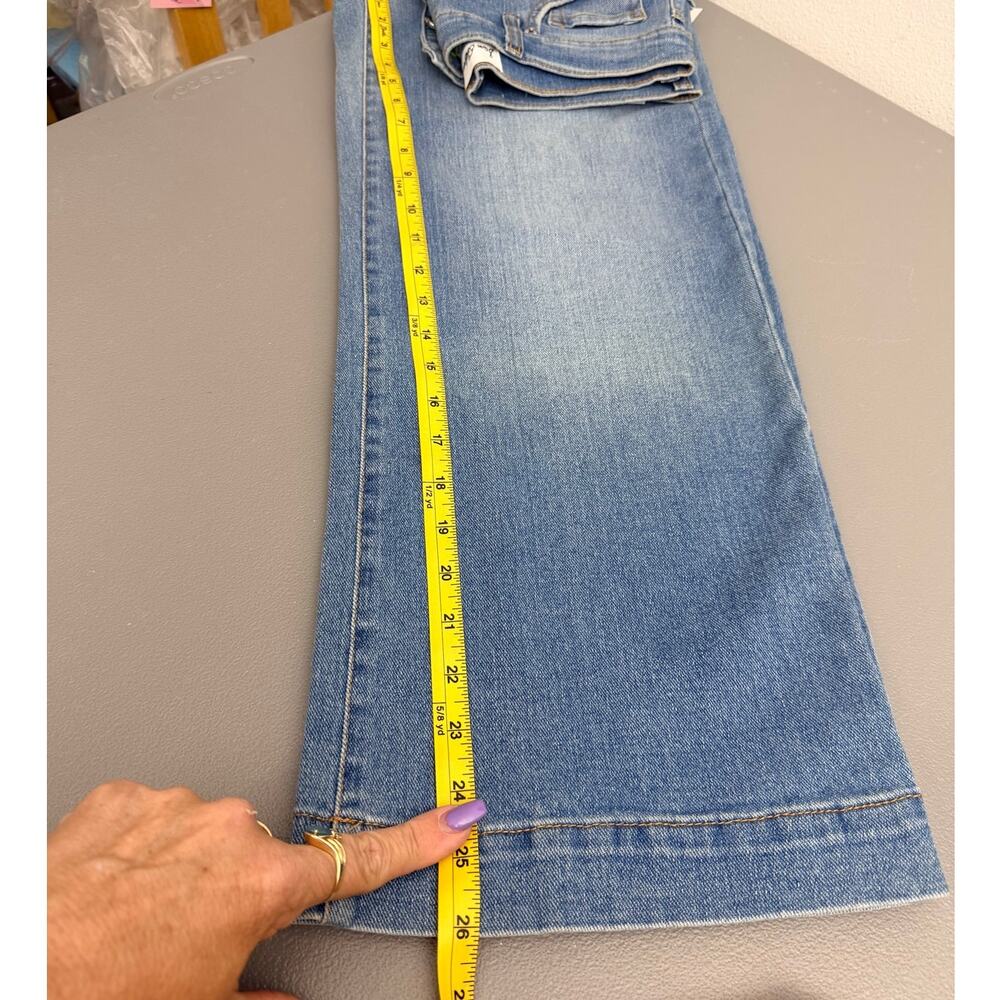Sam Edelman Codie Wide Leg Jeans 27 High Rise Button Fly NWT - Picture 6 of 13